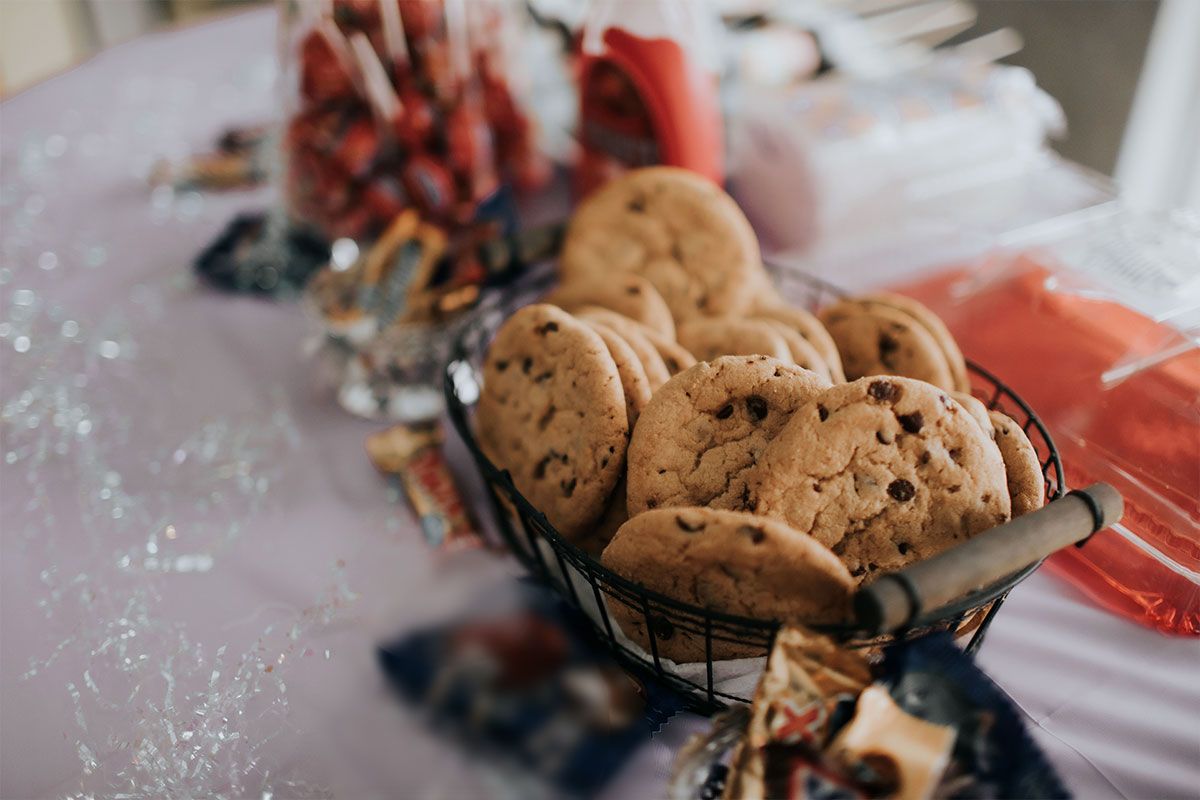 Receta de galletas con chocolate