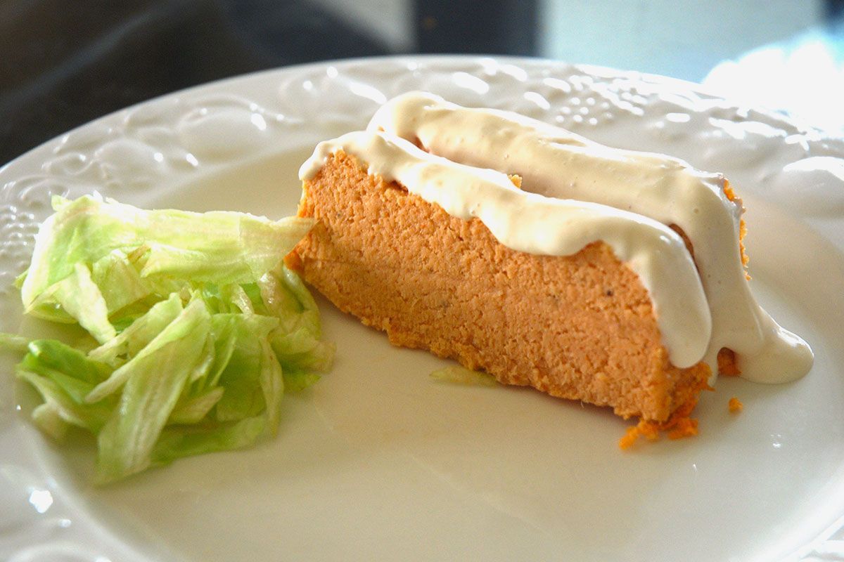 Pastel de pecado, ups de pescado.