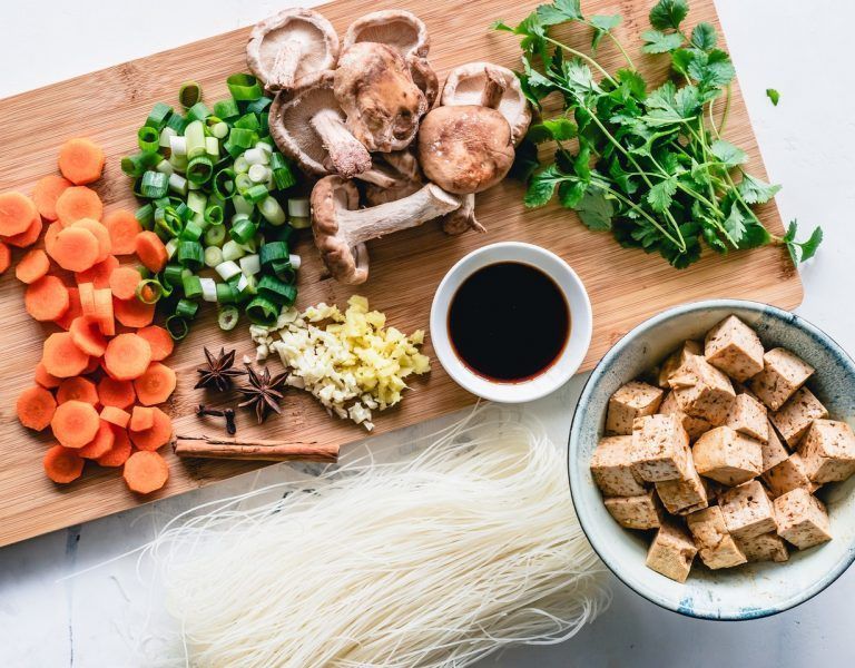 Receta de tofu con verduras