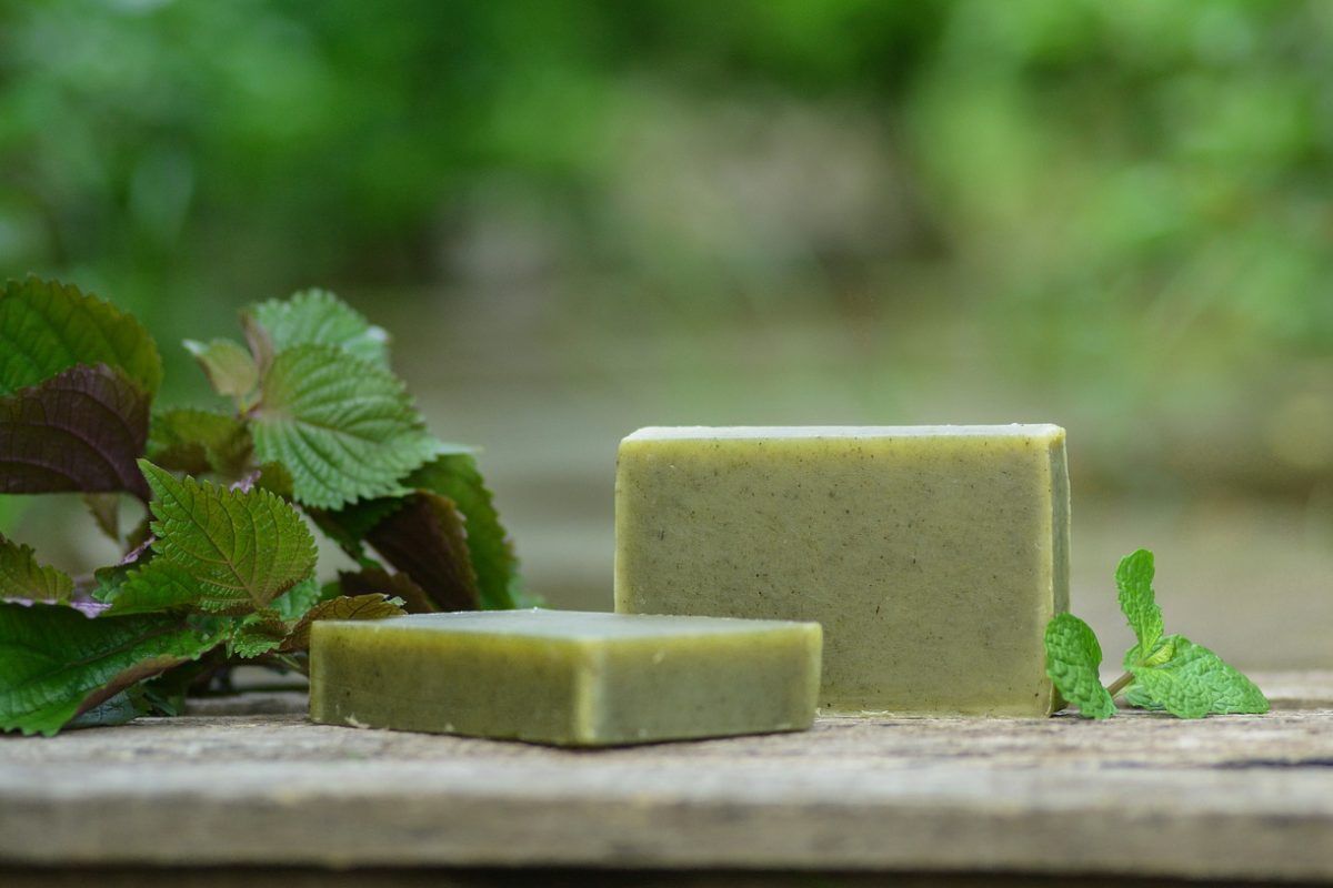 Jabón con aloe vera para calmar la piel