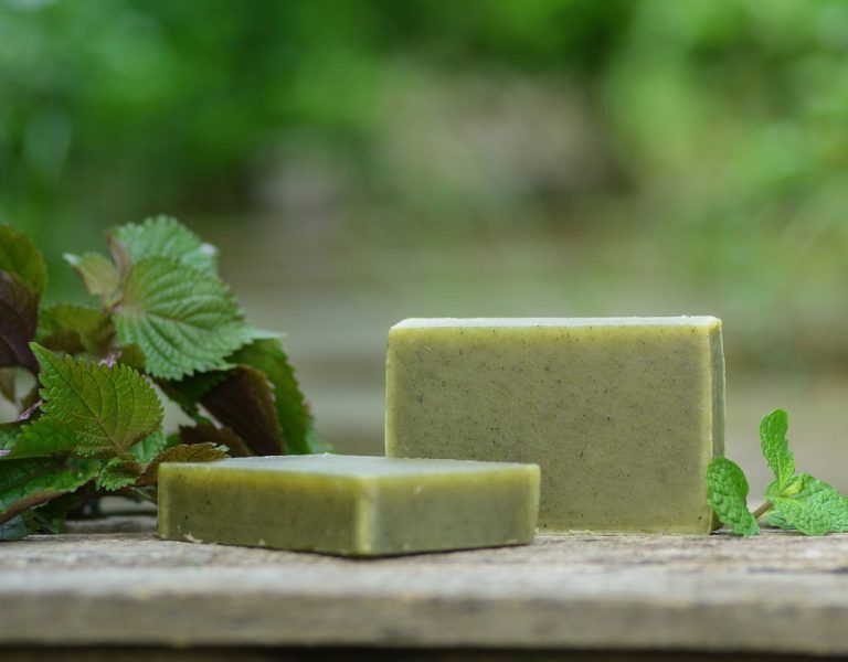 Jabón con aloe vera para calmar la piel